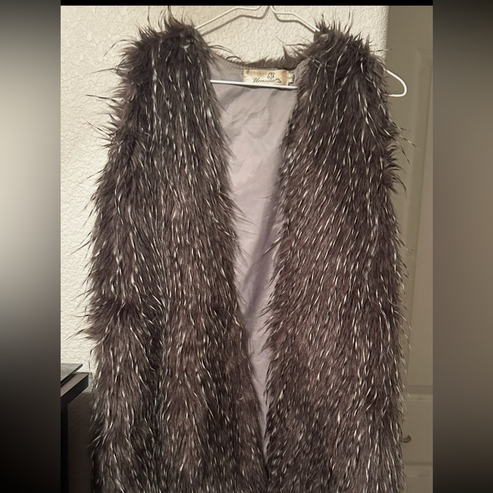 Urmoda Faux Ombre’d Fur Vest